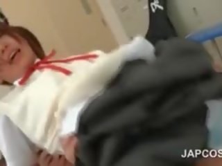 Giapponese graziosa studentessa scopata cagnetto stile da arrapato insegnante